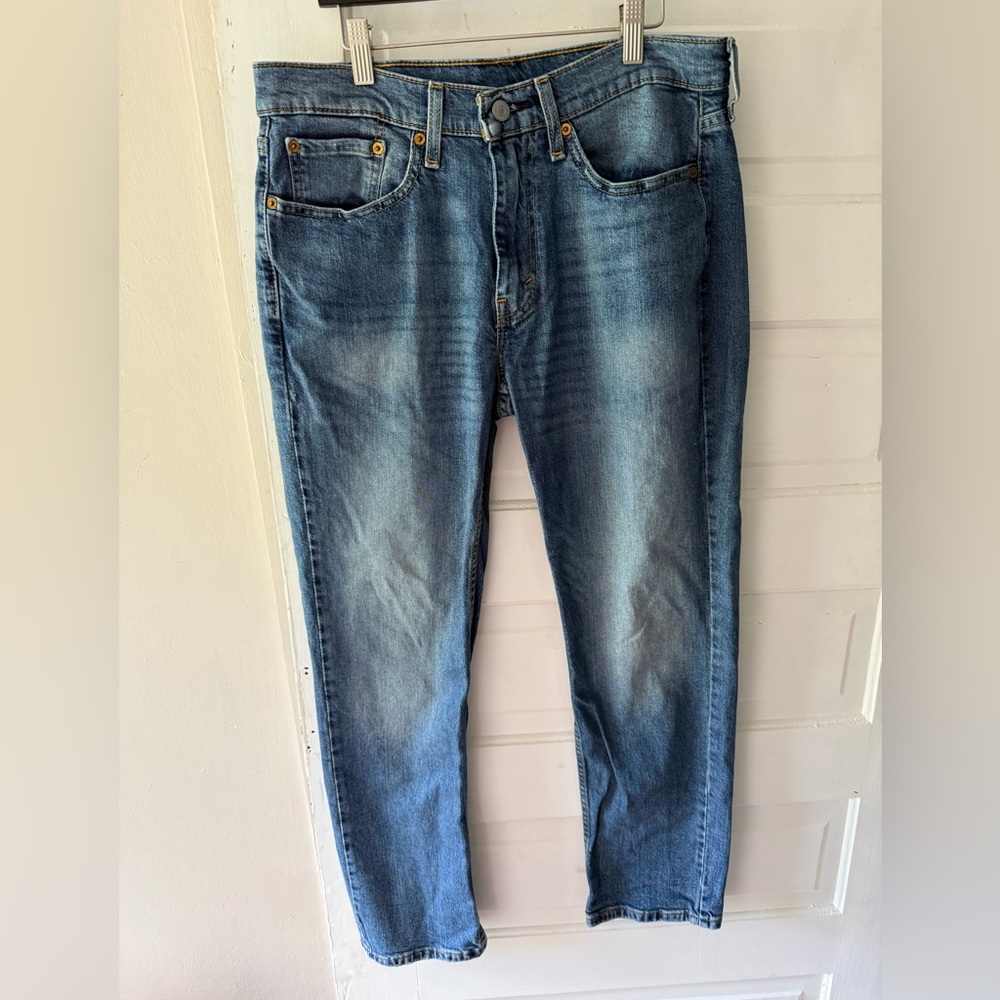 Levi's Blue Slim Jeans with Vintage Fading 32x30